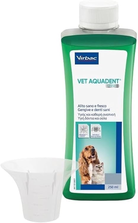 Virbac Dog and cat Virbac Vet Aquadent Fresh Water Additive for Pet Dental Health 250ml