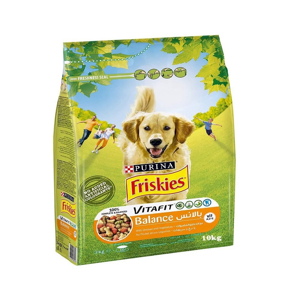 Purina Friskies Vitafit Balance Dog Dry Food 10Kg