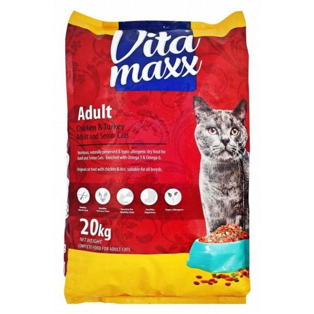 Vita Maxx Cat Vita Maxx Dry Food with Chicken and Turkey for Adult Cats 20 kg