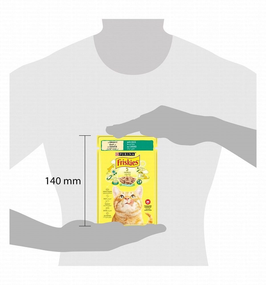 Purina Friskies With Duck In Gravy Pouch 85g