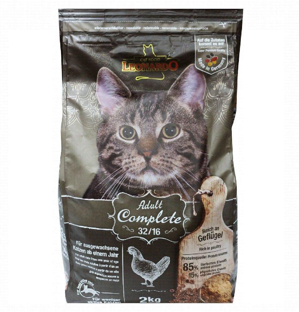 LEONARDO Cat Food For Adult Complete 32/16 2 kg