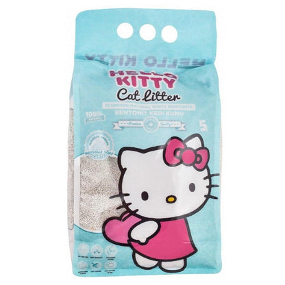 Hello Kitty White Bentonite Clumping Cat Litter Marseille Soap 5 L