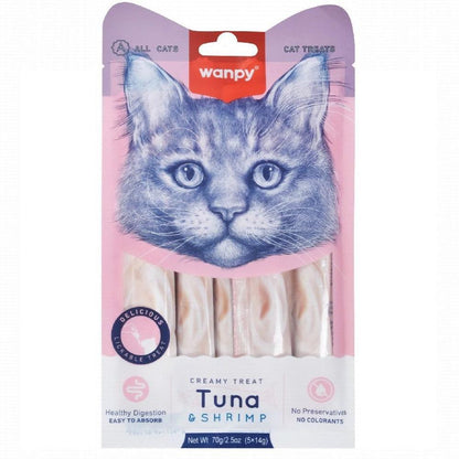 Wanpy Creamy Treat With Tuna And Shrimp 70g