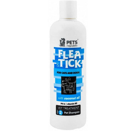 Pets Republic Eco-Friendly Step 2 Flea &amp; Tick Shampoo with Coconut500 ml