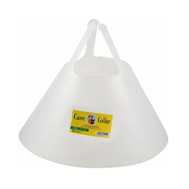 Covalent White 20 cm Protective Pet Collar