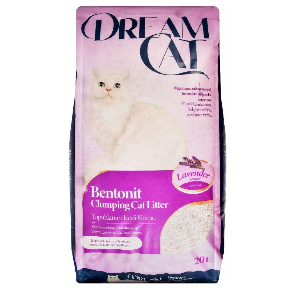 Dream Cat Bentonite Clumping Cat Litter Lavender Scent 20 L