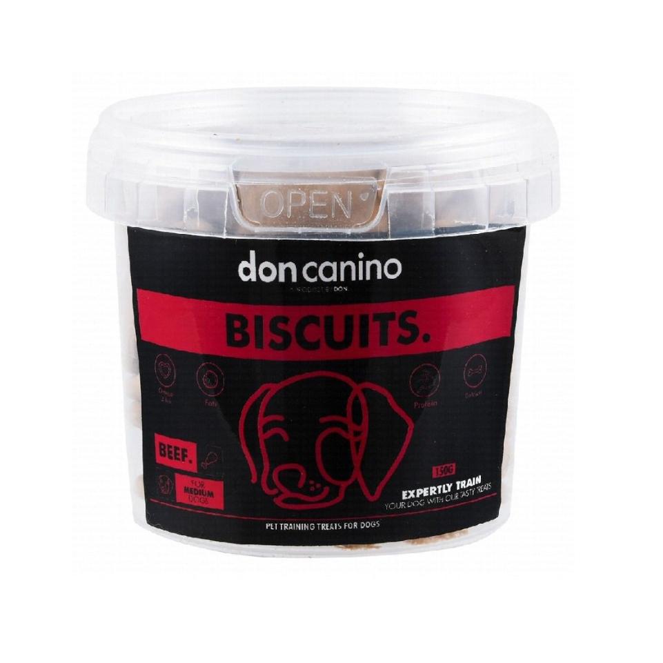 Don Canino Dog Biscuits medium beef 150gm