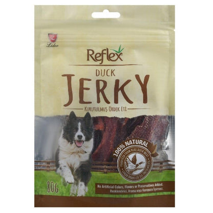 Reflex Treats with Duck Jerky for Dogs 80 gr