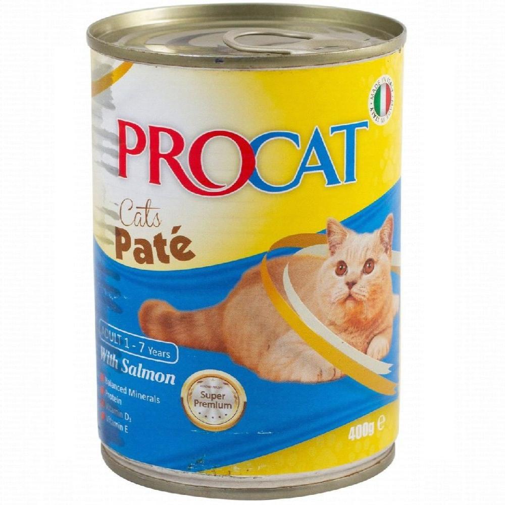 Procat Wet Food In Pate With Salmon 415G