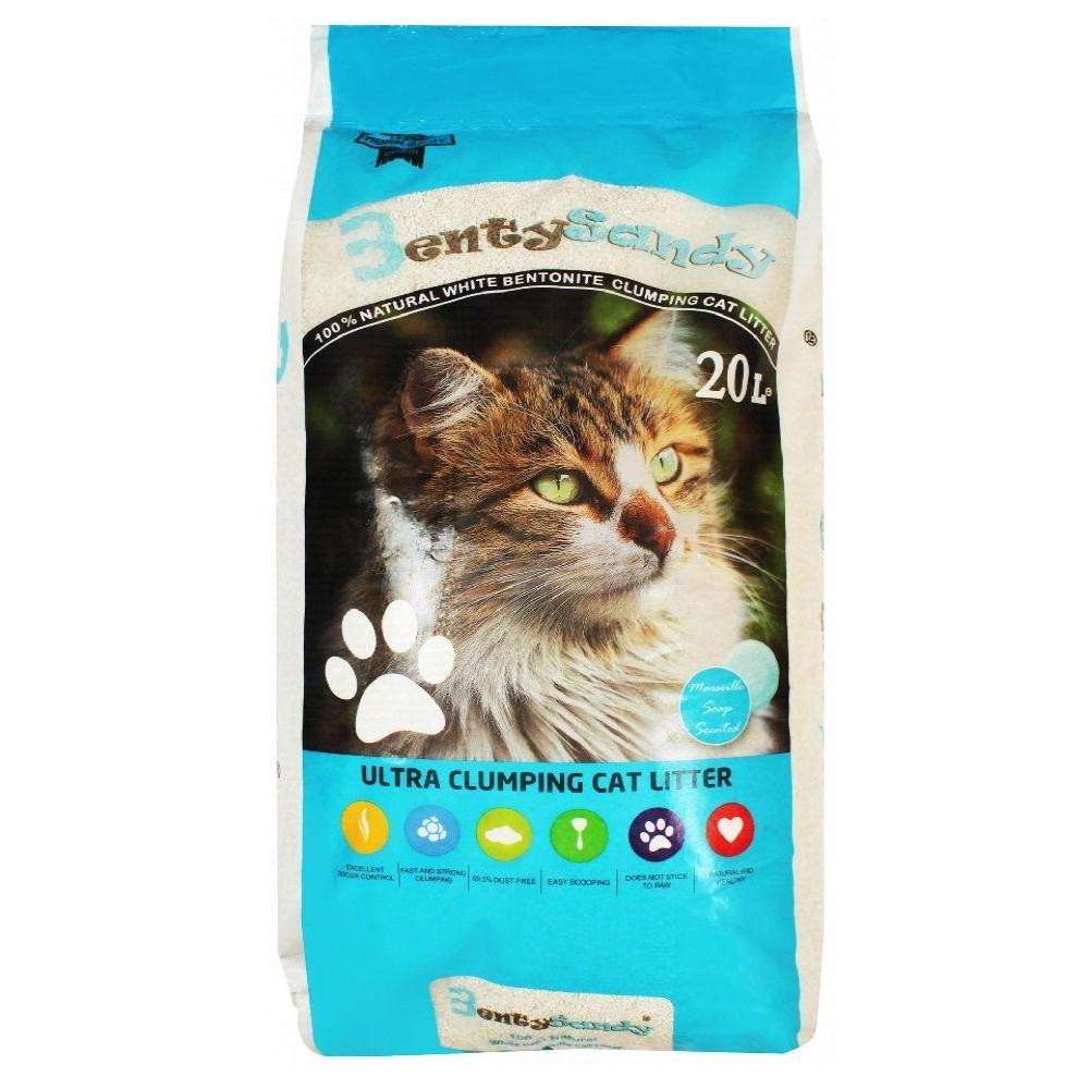 Benty Sandy Clumping Litter Marseille Soap 20L