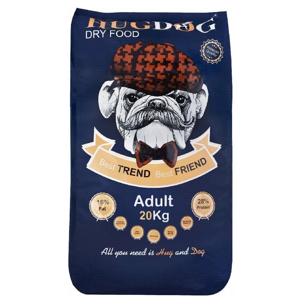 Hug Dog Dry Food for Adult Dogs With Chicken 20 Kg