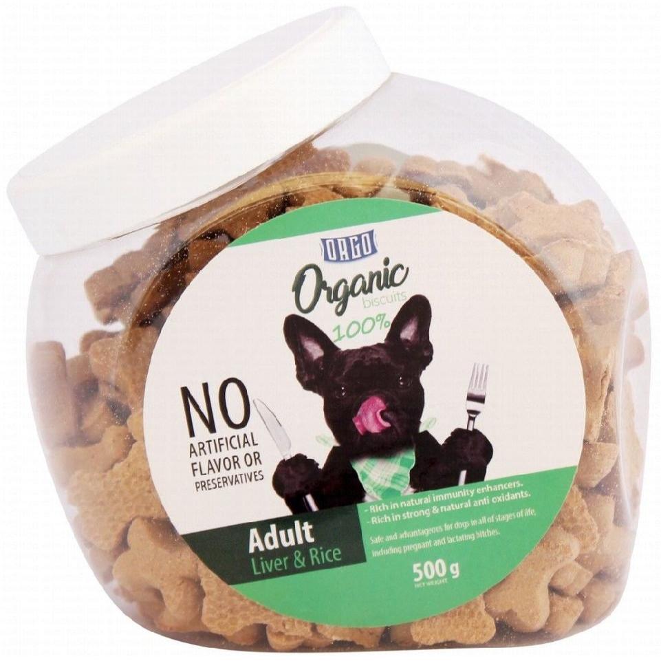 Orgo Organic Biscuits For Dogs With Liver And Rice 500 Grams