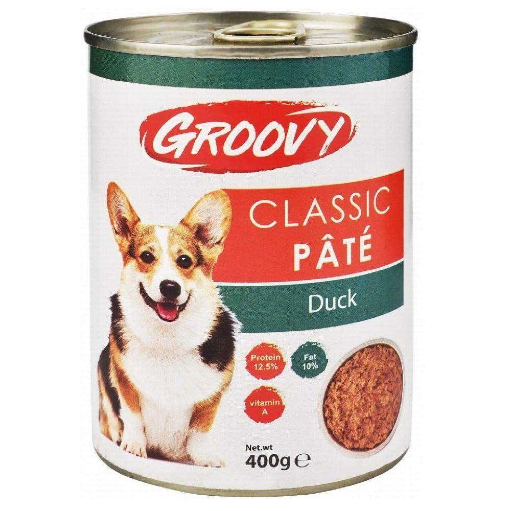 Groovy Adult Dog Classic Pate duck 400 gr