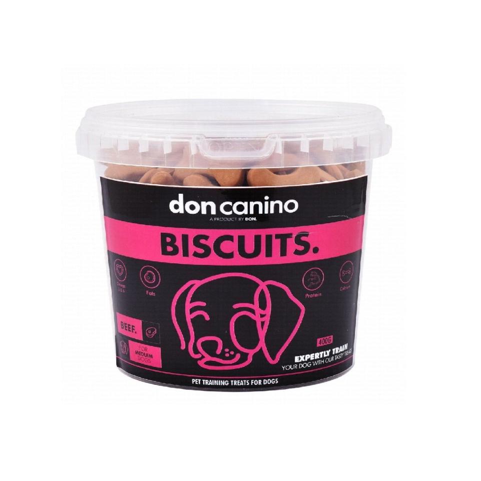 Don Canino Biscuits treats Flavor beef for Medium 250gm