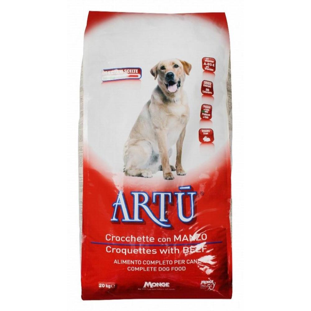 Artu Dry Food for adult Dog with Beef 20 kg