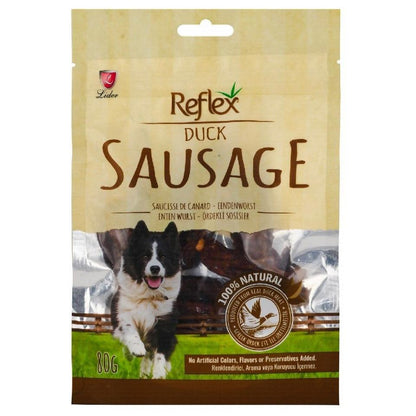 Reflex Treats with Duck Sausage for Dogs 80 gr