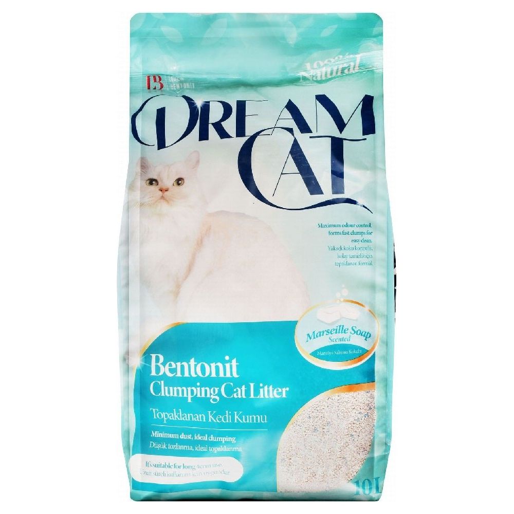 Dream Cat Bentonite Clumping Cat Litter Marseille Soap Scent 5 L