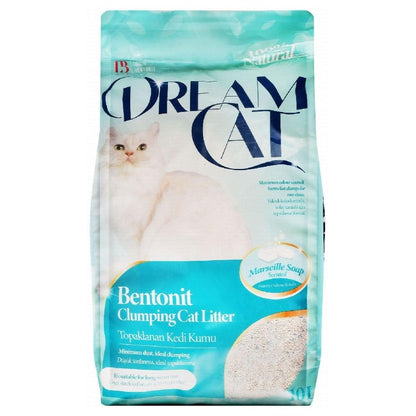 Dream Cat Bentonite Clumping Cat Litter Marseille Soap Scent 10 L