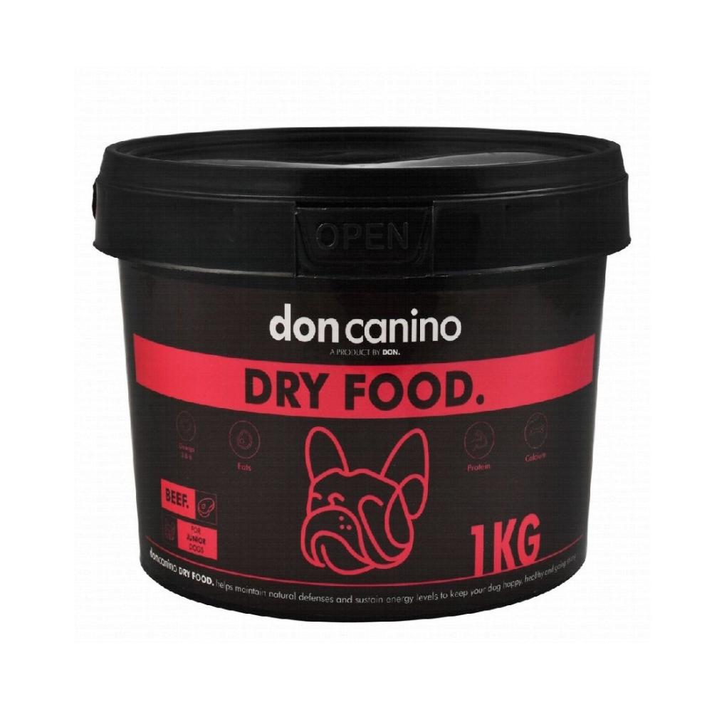 Don Canino Dry Food with beef for Junior 1 K