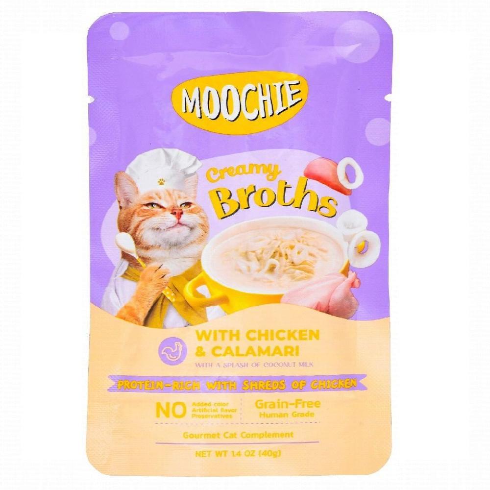 Moochie Broth With Chicken And Calamari 40g