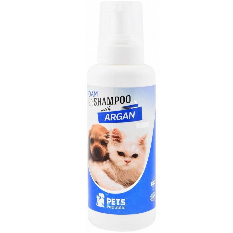 Pets Republic Foam Dry Shampoo Antibacterial With Argan 520 Ml