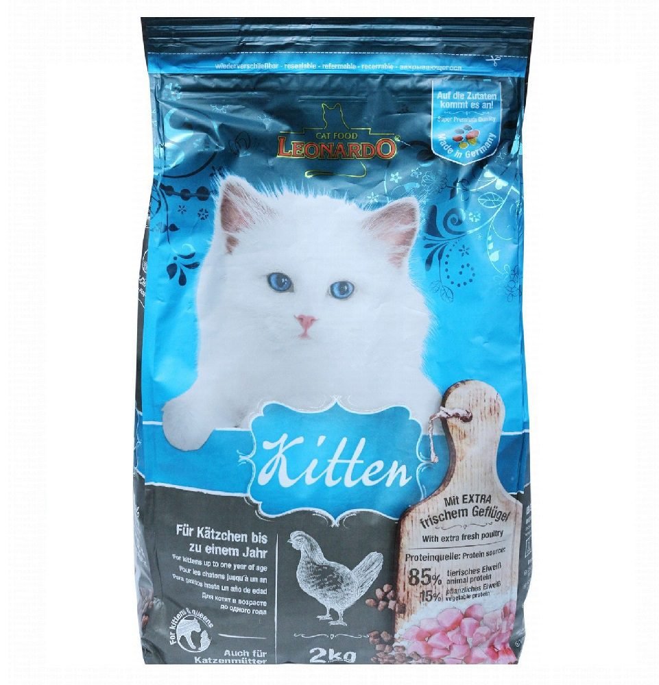 Leonardo Kitten Dry Food Rich In Poultry 2 Kg