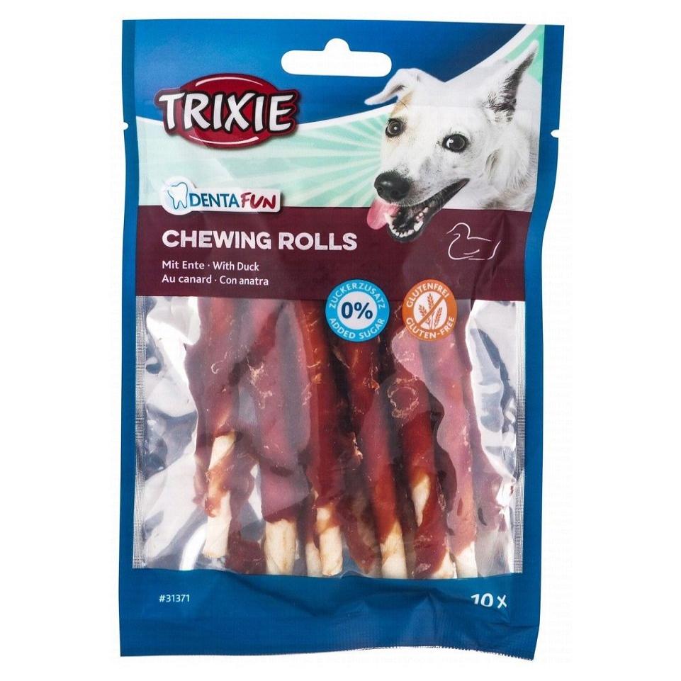 TRIXIE DENTAFUN Chewing 10 Rolls Duck 80G