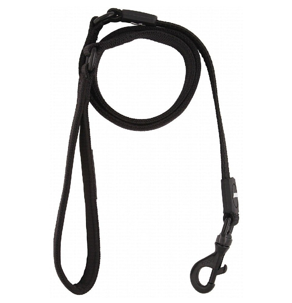 Doco Shock Absorbing Large Black Bungee Dog Leash 120cm