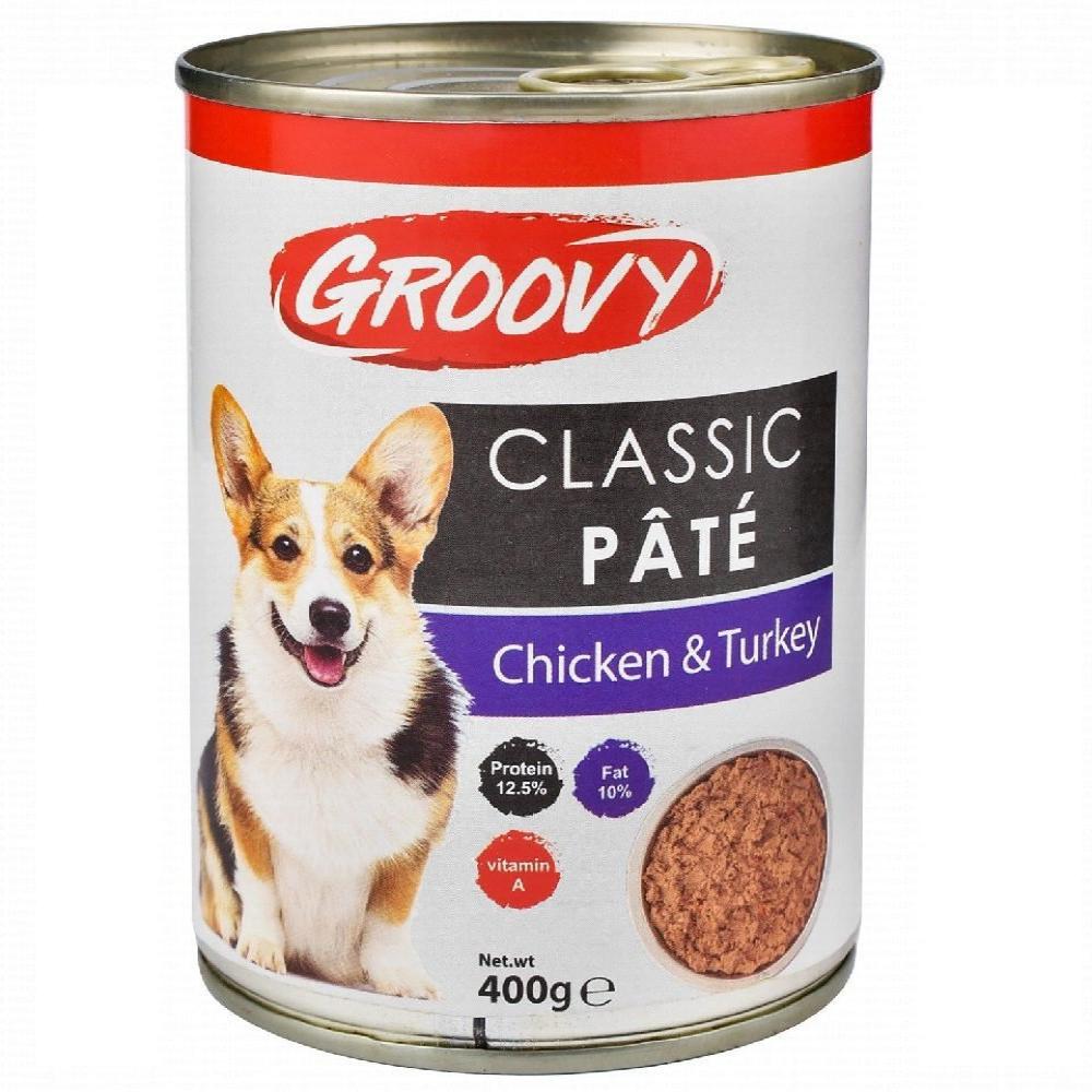 Groovy Classic Pate Chicken And Turkey 400g