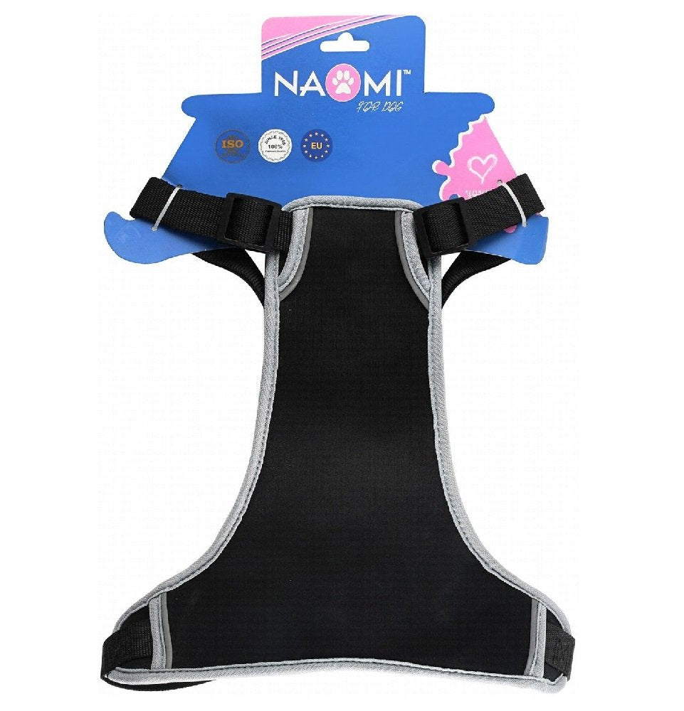 Naomi Large Black And Gray Dog Harness