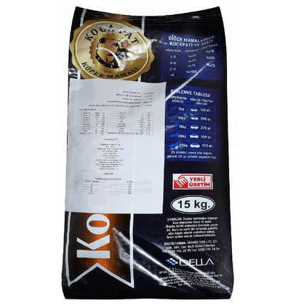 Kocapati Dry Dog Food with Lamb for High energy adult Dog 15 kg