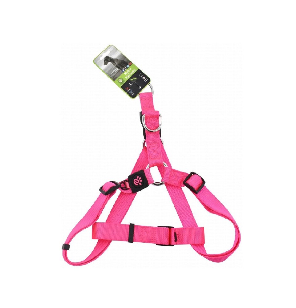 Doco Large Pink Nylon Dog Harness 2.5 in 65 to 99 cm