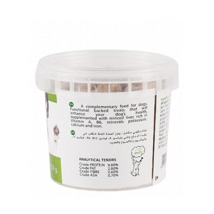 بسكويت عضوي من أورجو مع الكبد والأرز للجراء 150 جرام