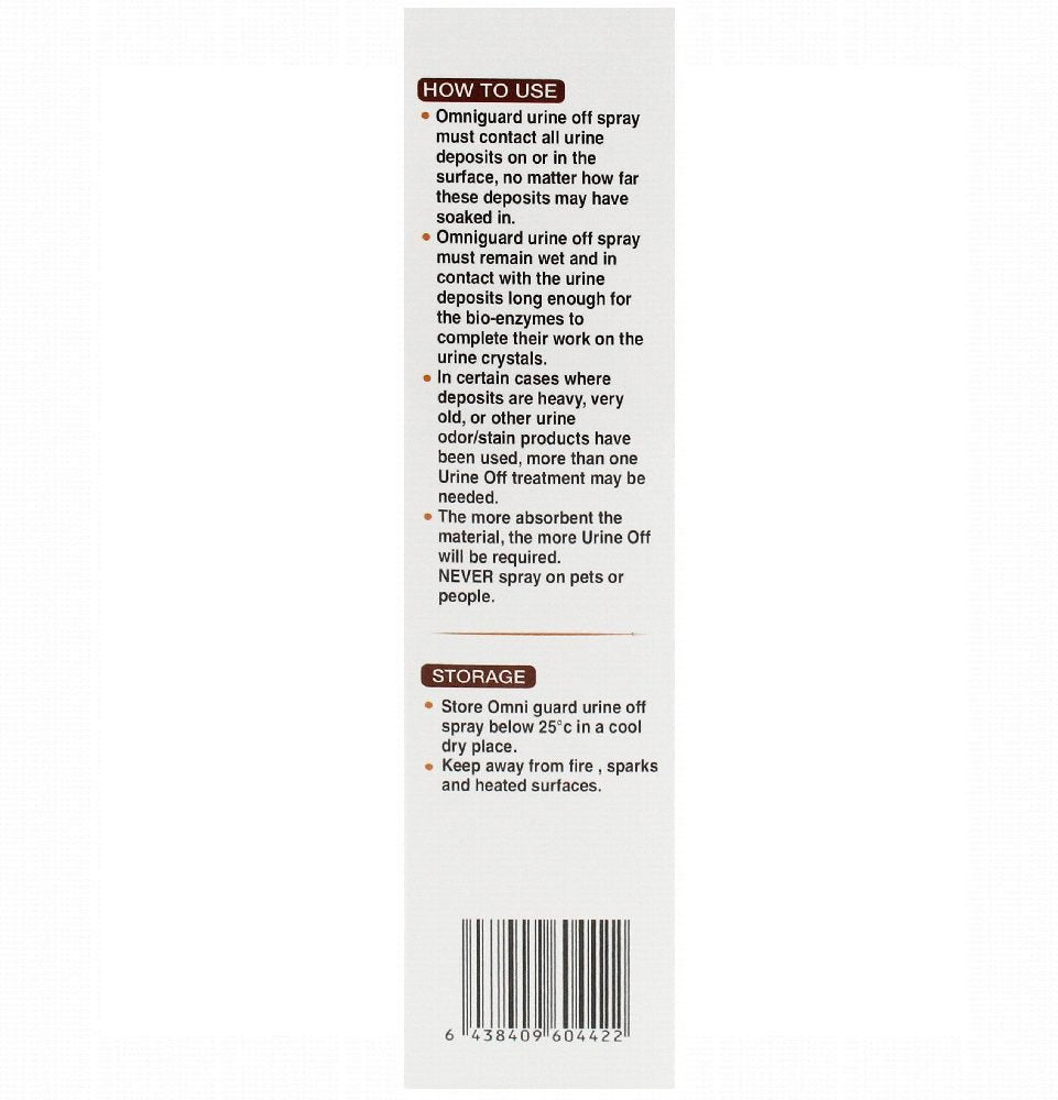 Omni Guard Urine Off Spray 225Ml