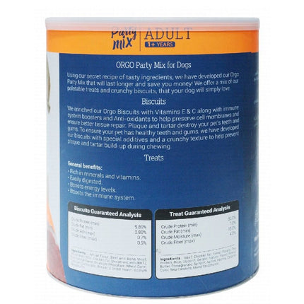 Orgo Party Mix Treats With Liver for Adult Dogs 1 kg
