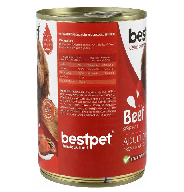 BestPet Wet Food With Beef In Gravy 400g