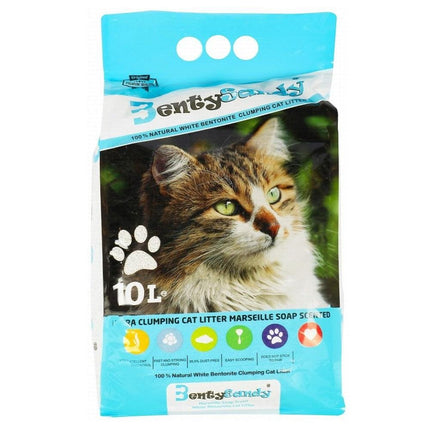 Benty Sandy Cat Benty Sandy Clumping Litter Marseille Soap 10L