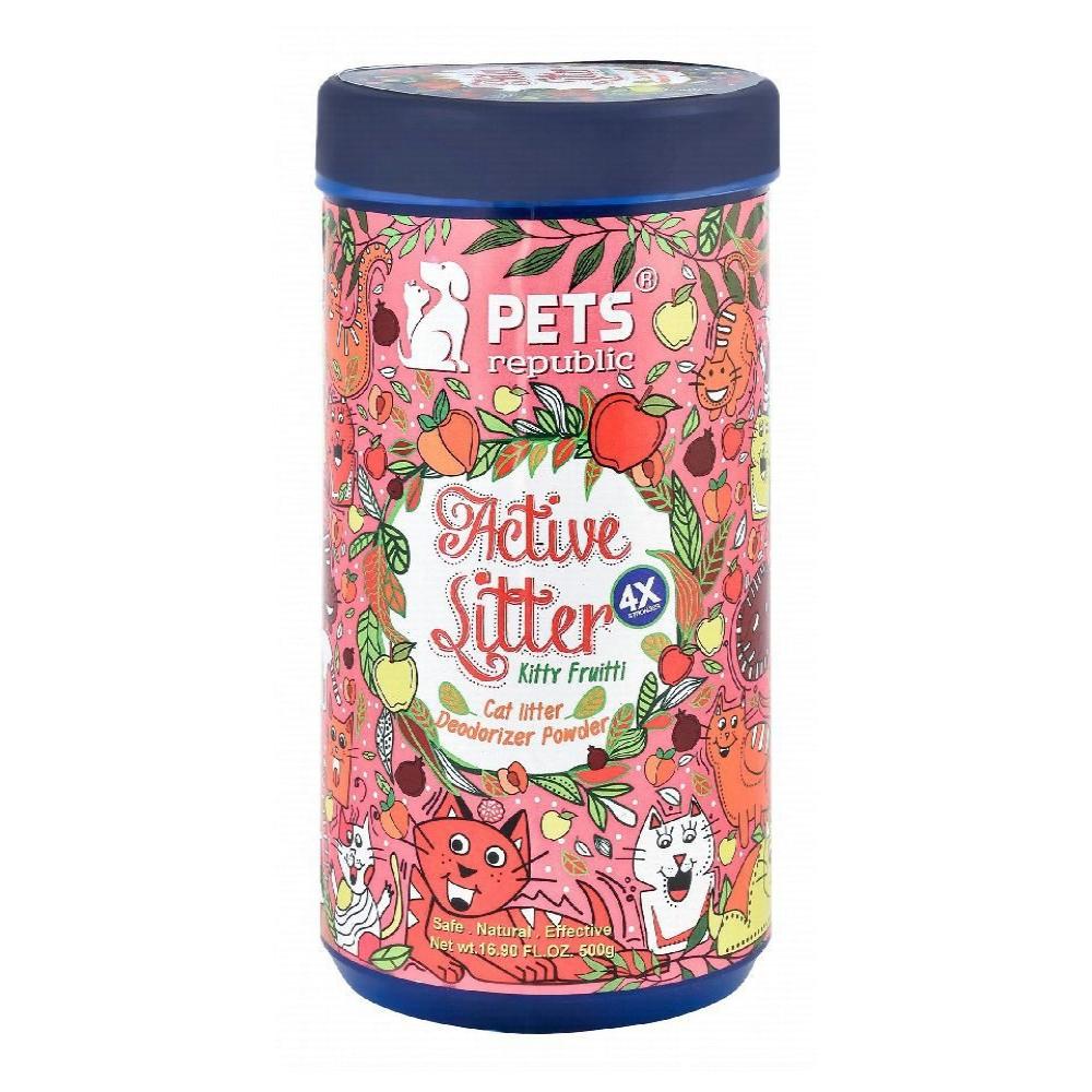 Pets Republic Active Cat Litter Deodorizer Powder Kitty Fruitti Scent