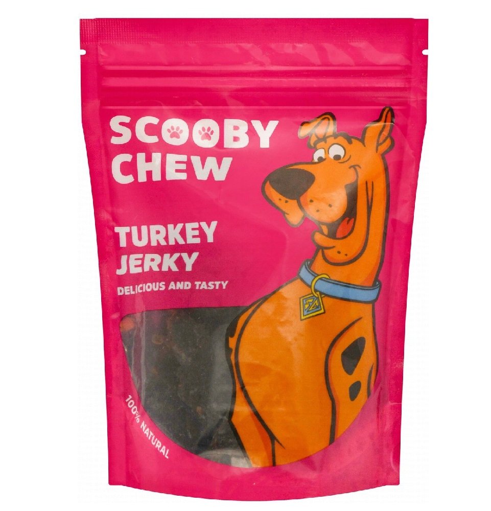 Scooby Chew Turkey Jerky  Dog Treats 120 gr