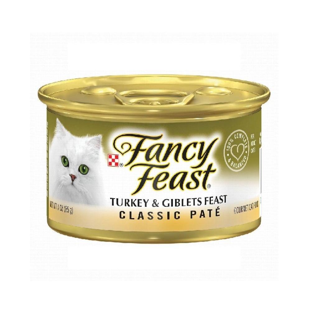 Purina Fancy Feast Classic Paté With Turkey Giblets Feast Gourmet