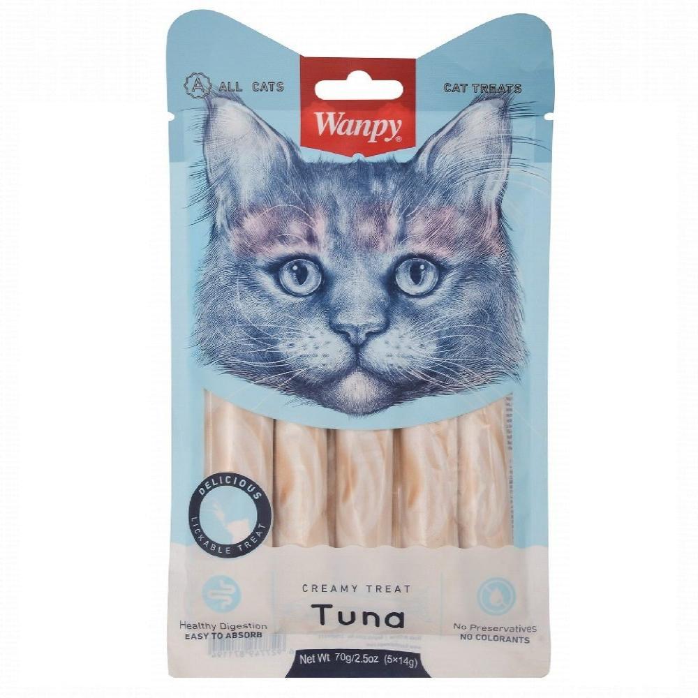 Wanpy Creamy Cat Treat With Tuna 70 gr