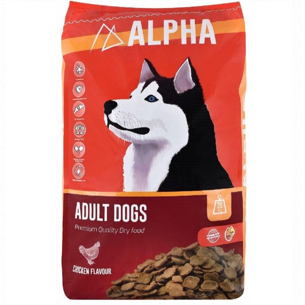 Alpha Dry Dog Food with Chicken 20 kg