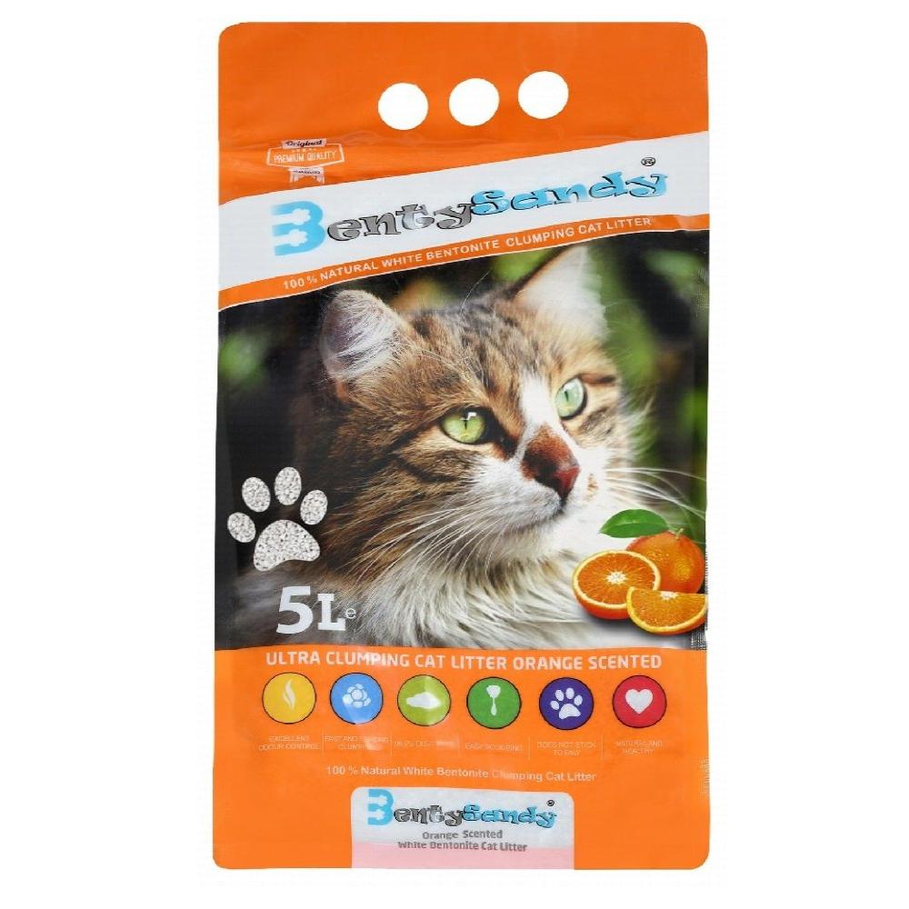 Benty Sandy Clumping Litter Orange Scent 5L