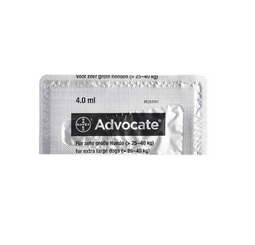 Advocate Flea and Tick Solution for XL Dogs 4 ml (25-40kg)