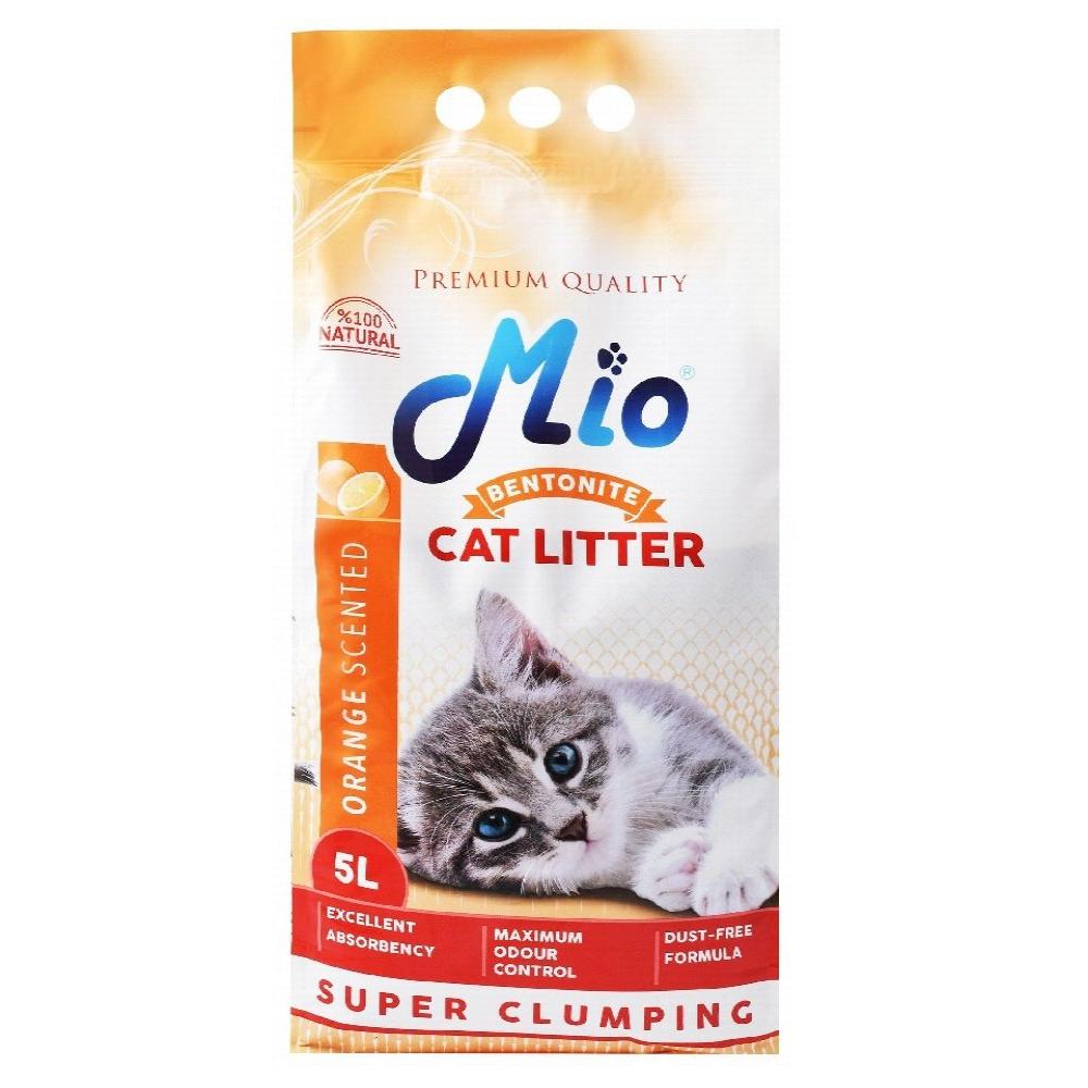 Mio Cat Litter Orange Scented Super Clumping 5 L