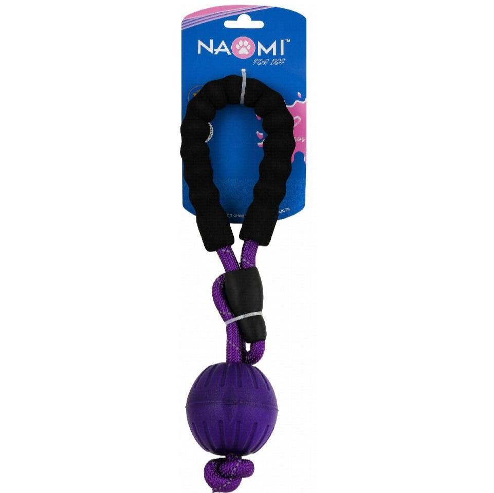 Naomi Pet Bite Rope Tug Toy small With Black And Purple