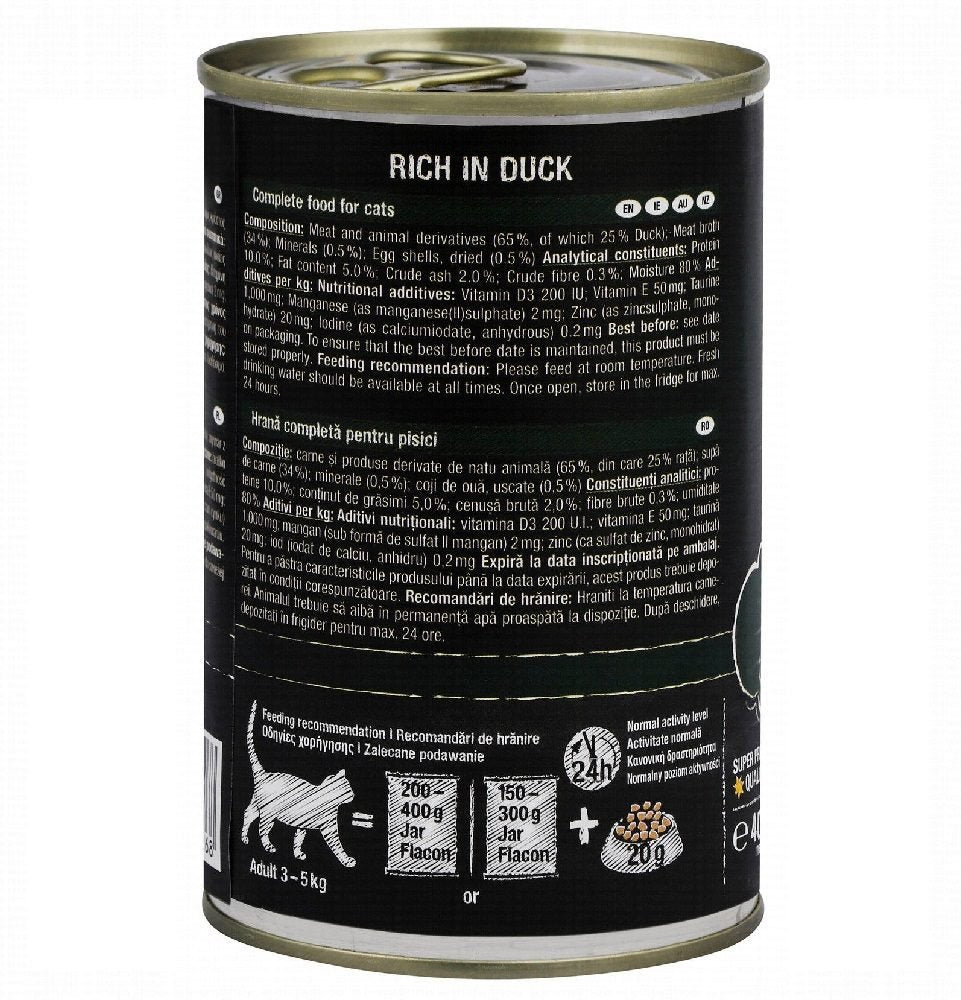 Leonardo Adult Cat Wet Food Rich In Duck 400 gr