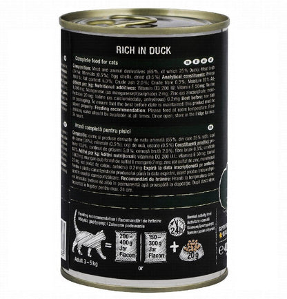 Leonardo Adult Cat Wet Food Rich In Duck 400 gr