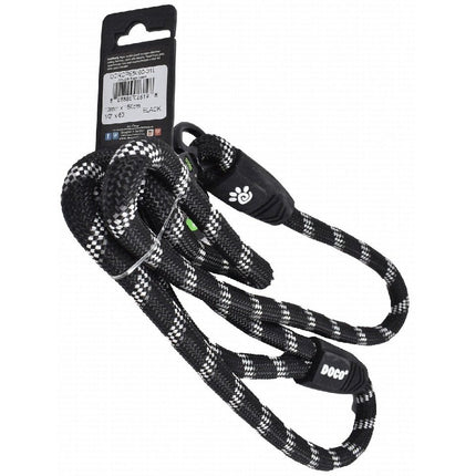 DOCO Reflective Black Rope Dog Leash 1.3 in 150cm