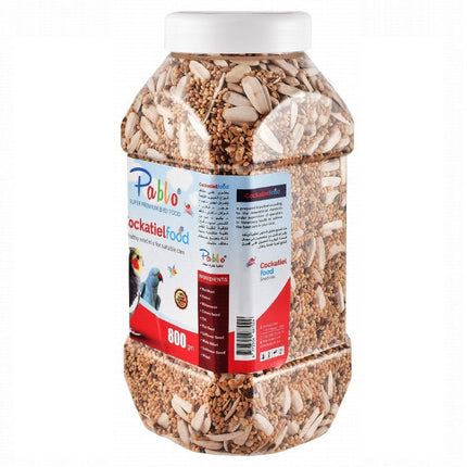 بابلو سوبر بريميوم طعام الطيور الكوكتيل 800 جرام